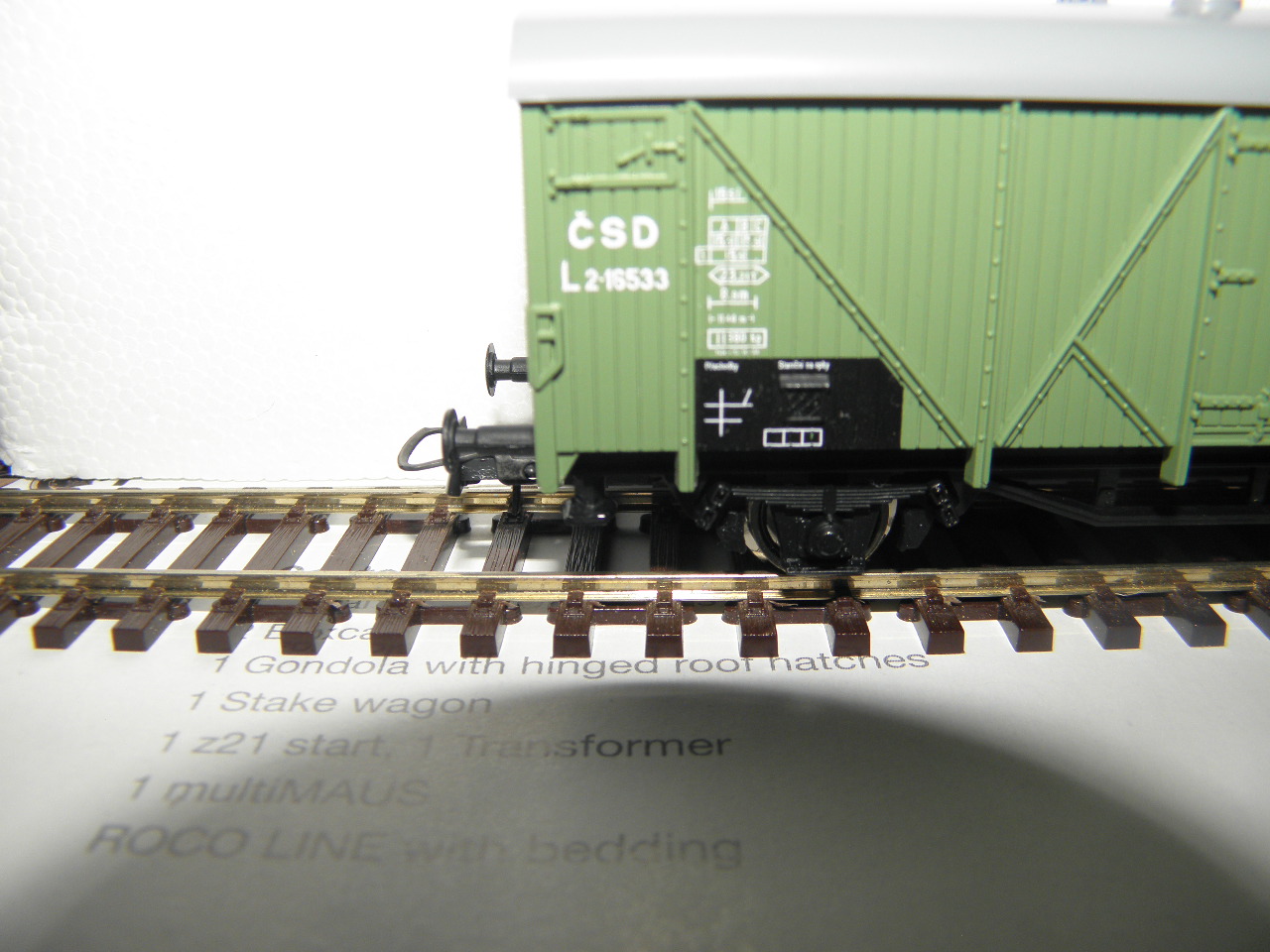HO Roco vůz ČSD L 2-16533 ze setu 44001