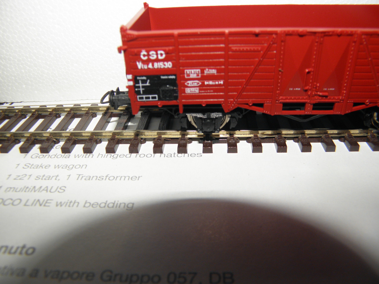 HO Roco vůz ČSD Vtu 4.81530 ze setu 44001