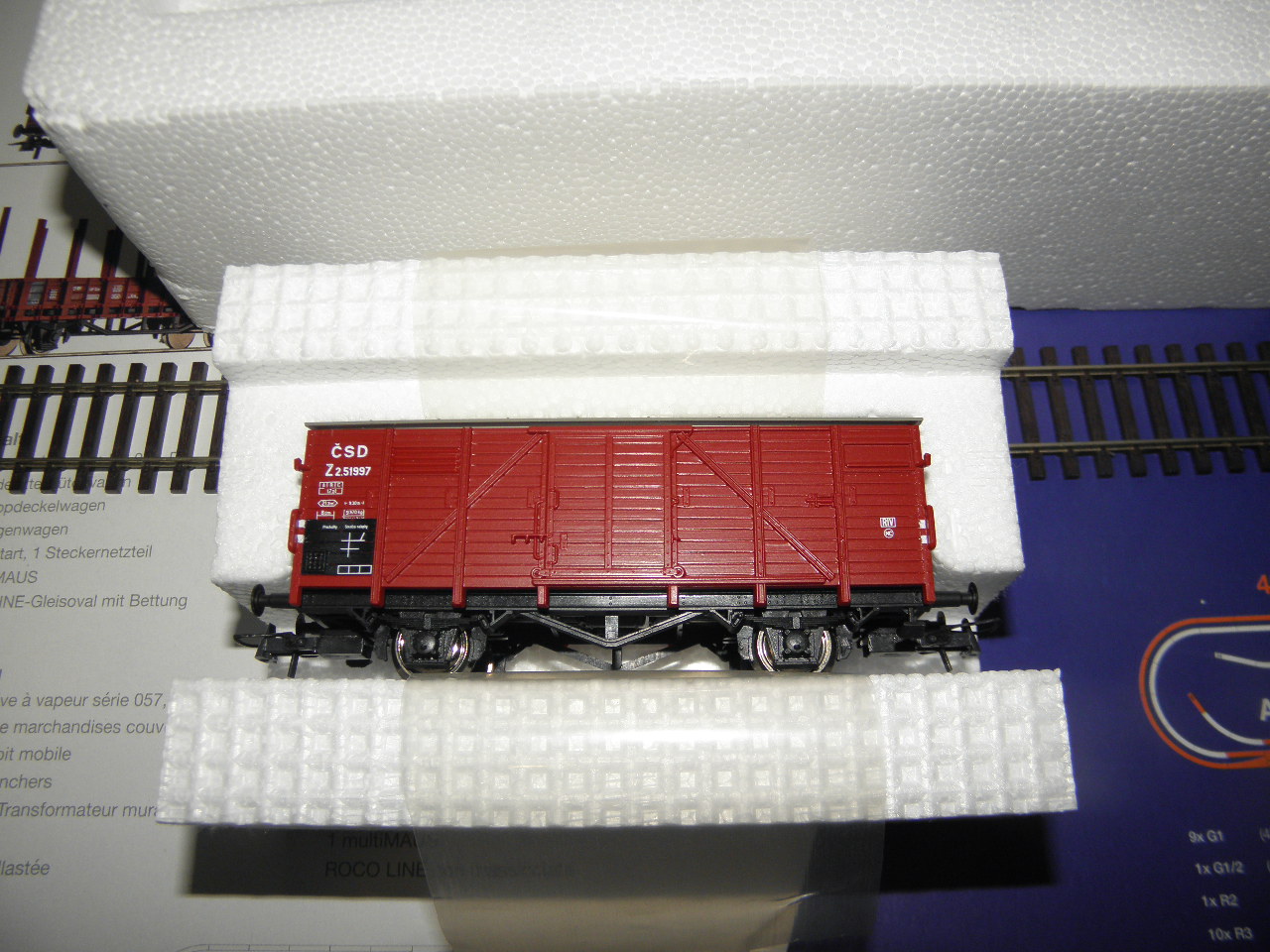 HO Roco vůz ČSD Z 2.51997 ze setu 44001