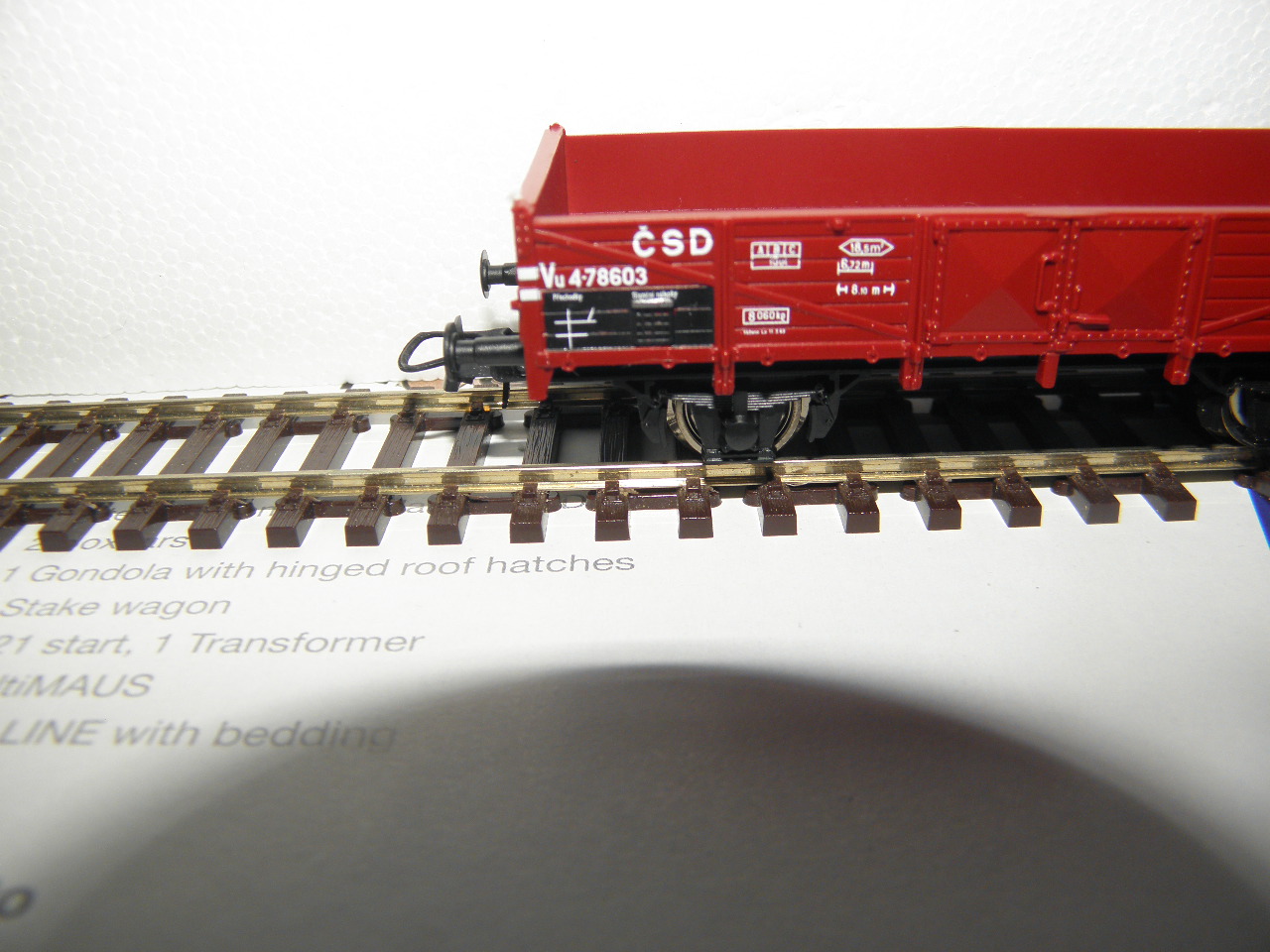 HO Roco vůz ČSD Vu 4-78603 ze setu 44001