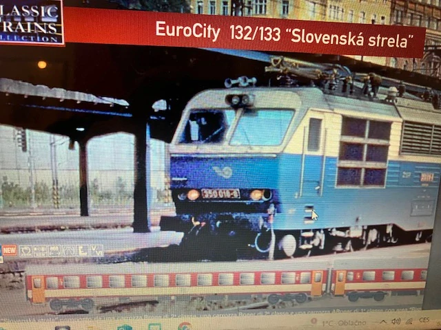 H0 ACME, set tří vozů Slovenská strela ZSSK, cenu výrobce doposud nestanovil , 55349