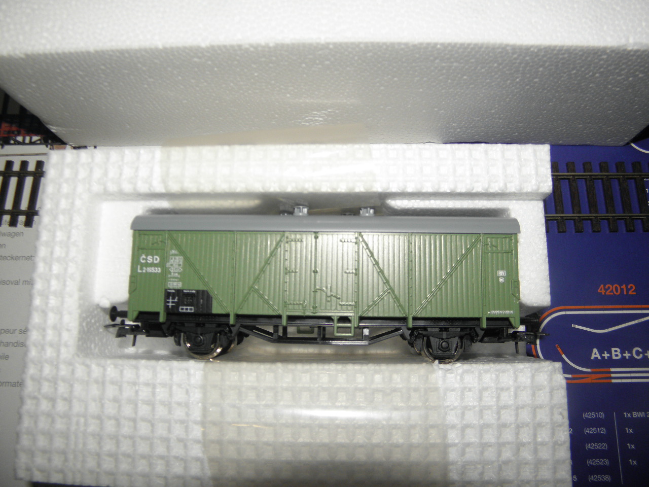 HO Roco vůz ČSD L 2-16533 ze setu 44001