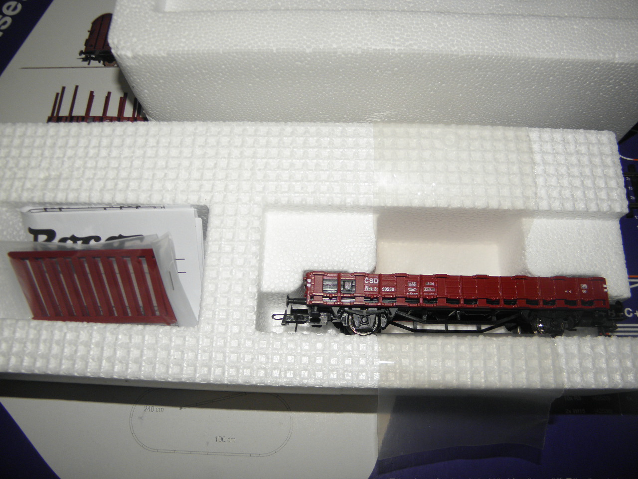 HO Roco vůz ČSD Ndk 3-99530 ze setu 44001