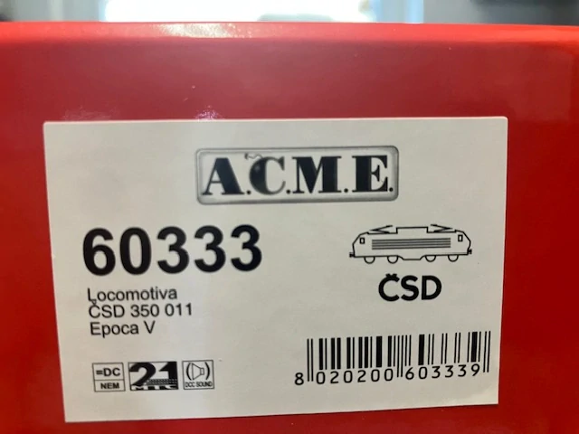 HO ACME 60333. Gorila 350 011 ČSD , ANALOG