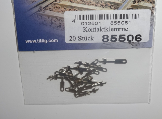 TT Kontaktní plíšky k upevnění vodiče na kolej , Tillig 85506