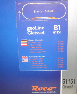 H0 Kolejový set B1 ROCO geoline, ROCO 61151