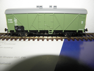 HO Roco vůz ČSD L 2-16533 ze setu 44001