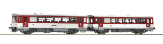REZERVACE, H0 Roco 70382, Motorový vůz 810 s přípojným vozem ZSSK, ANALOG
