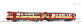 HO Roco Motorový vůz 810 458 + přípojný vůz, DIGITAL ZVUK, 70377