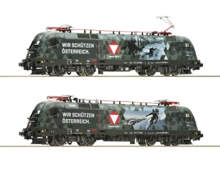 HO Roco 70491, El.lok. 1116 182-7 “Bundesheer” ÖBB