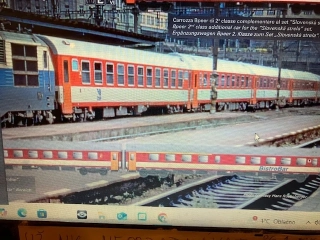 H0 ACME, set tří vozů Slovenská strela ZSSK, cenu výrobce doposud nestanovil , 55349