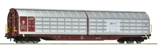 H0 ROCO 6600167, vůz s posuvnými stěnami Habbillns ČD Cargo 