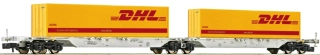 N Fleischmann, dvojitý kontejnerový vůz DHL , 825332