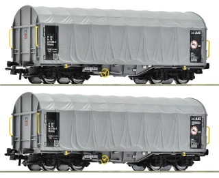 H0 Roco 6600144, set dvou plachtových vozů Shimmns ČD 