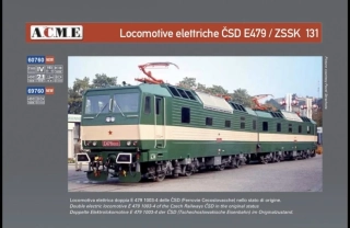 HO ACME 60760, dvojička E 479 ČSD, ANALOG