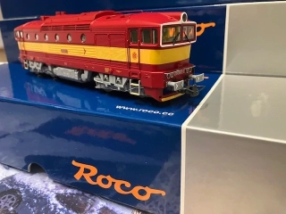 HO Roco brejlovec ČSD 754 067-7 , ANALOG, 7300055