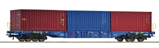 H0 ROCO 6600145, Kontejnerový vůz Sgns ČD Cargo